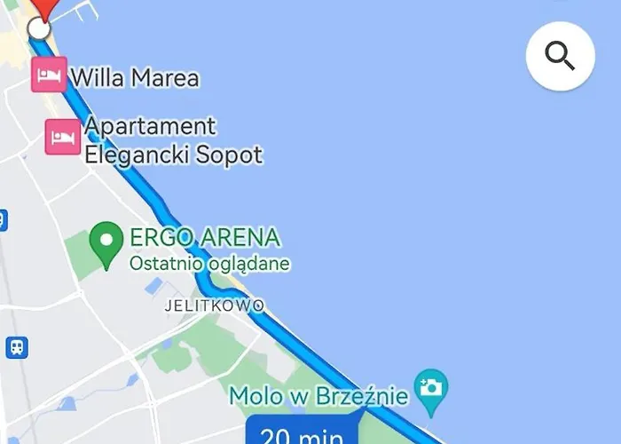 Апартаменты Mieszkanie Brzezno Przy Plazy Гданьск